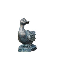 Figura Decorativa per Laghetto a Forma di Anatra - 25 x 15 x 30 cm