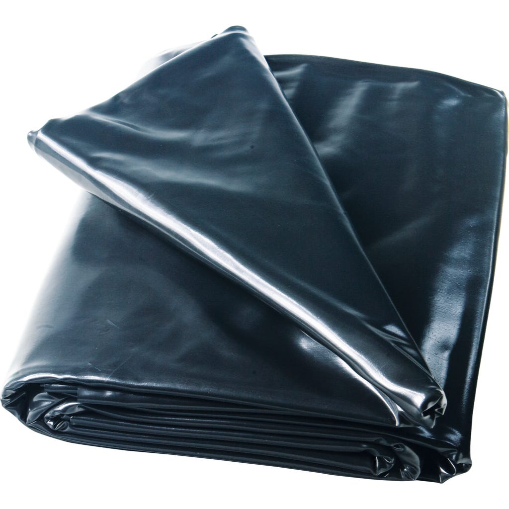HEISSNER Folie pentru iaz 8 x 1 m / 8 m² - Neagră - pools.shop România