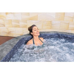 Energiespar Whirlpool LAY-Z-SPA® Carrara AirJet Ø 170 x 65 cm - 6 Personen