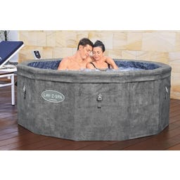 Energiespar Whirlpool LAY-Z-SPA® Carrara AirJet Ø 170 x 65 cm - 6 Personen