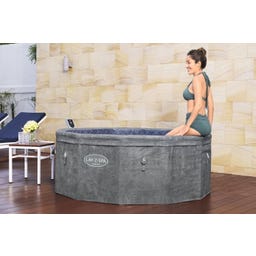 Energiespar Whirlpool LAY-Z-SPA® Carrara AirJet Ø 170 x 65 cm - 6 Personen