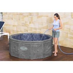 Energiespar Whirlpool LAY-Z-SPA® Carrara AirJet Ø 170 x 65 cm - 6 Personen