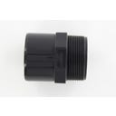 PVC Übergangsmuffennippel Klebemuffe x AG PN 10 / DA 50 x 1  1/2