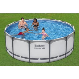 Комплект Frame Pool Steel Pro MAX™ Ø 396 x 122 cm с филтърна помпа - 1 бр.
