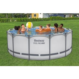 Piscină cu cadru complet Steel Pro MAX™ Ø 366 x 122 cm incl. pompă de filtrare - 1 buc.