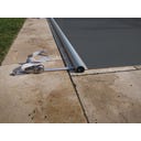 Rollabdeckung Flex Rechteckig 600 x 300 cm - Anthrazit - Außenmaß: 650 x 350 cm