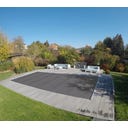 Rollabdeckung Flex Rechteckig 600 x 300 cm - Anthrazit - Außenmaß: 650 x 350 cm