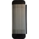 Rollabdeckung Contura Rechteckig 1000 x 500 cm - Schwarz/Silver - Polycarbonat Solarlamellen