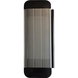 Rollabdeckung Contura Rechteckig 1000 x 500 cm - Schwarz/Silver - Polycarbonat Solarlamellen
