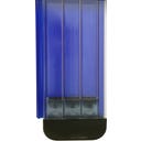 Rollabdeckung Contura Rechteckig 1000 x 500 cm - Kristallblau - Polycarbonat Solarlamellen