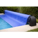 Rollabdeckung Contura Rechteckig 1000 x 500 cm - Kristallblau - Polycarbonat Solarlamellen
