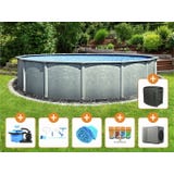 Grande Pool Set Round &Oslash; 366 x 135 cm - Пълен комплект Large