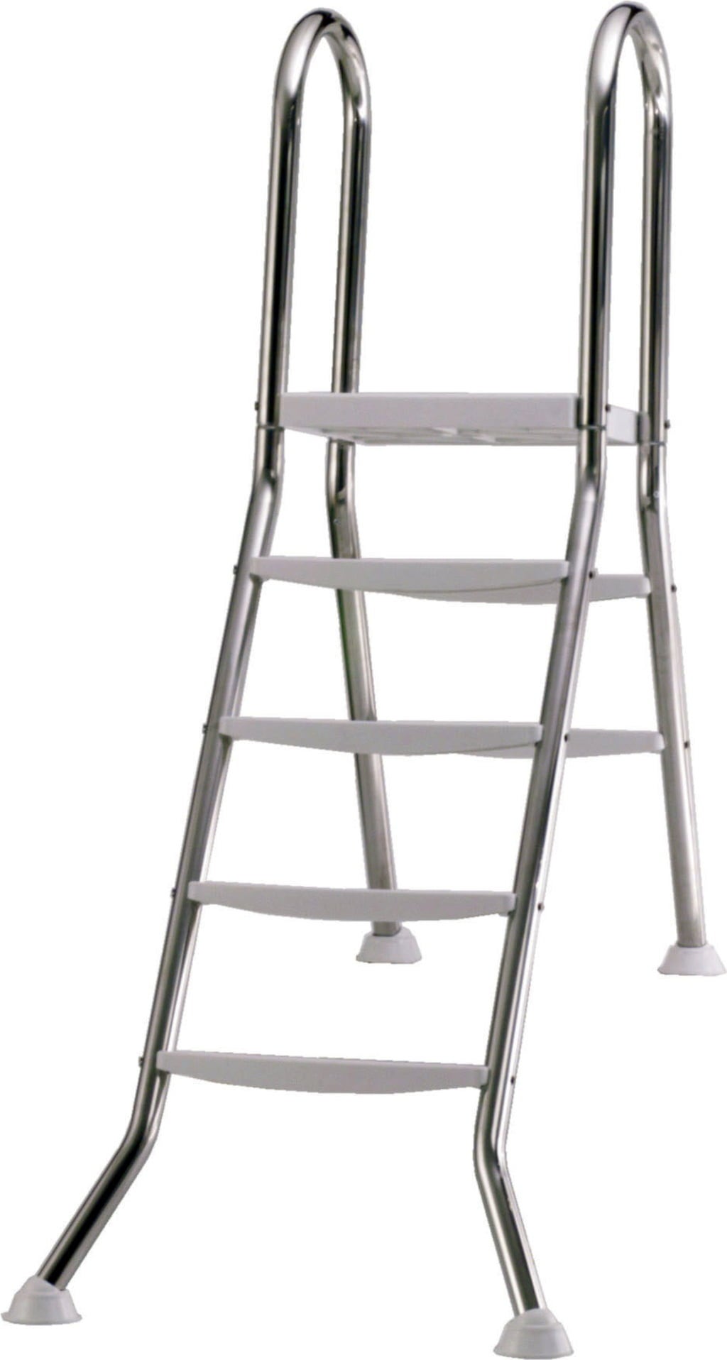 Stainless Steel Above-Ground Pool Ladder for Pool Height 120cm - 4 + 2 levels