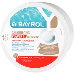 BAYROL Chlorilong® POWER5 Bloc mini - 0,34 kg