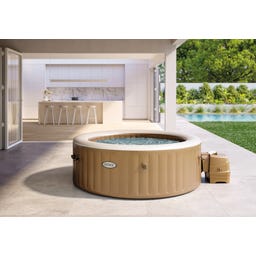 Whirlpool PureSpa Bubble Massage Sahara Tan Ø 196 x 71 cm - 4 personen