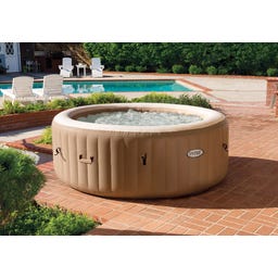 Whirlpool PureSpa Bubble Massage Sahara Tan Ø 196 x 71 cm - 4 personen