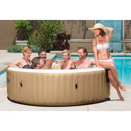 Whirlpool PureSpa Bubble Massage Sahara Tan Ø 216 x 71 cm - 6 Personen