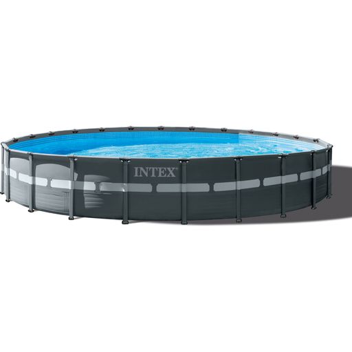 Frame Pool Ultra Rondo XTR Ø 732 x 132 cm - Komplet s peščenim filtrom, varnostno lestvijo, ponjavo, podlogo za zaščito tal in vsemi priključki