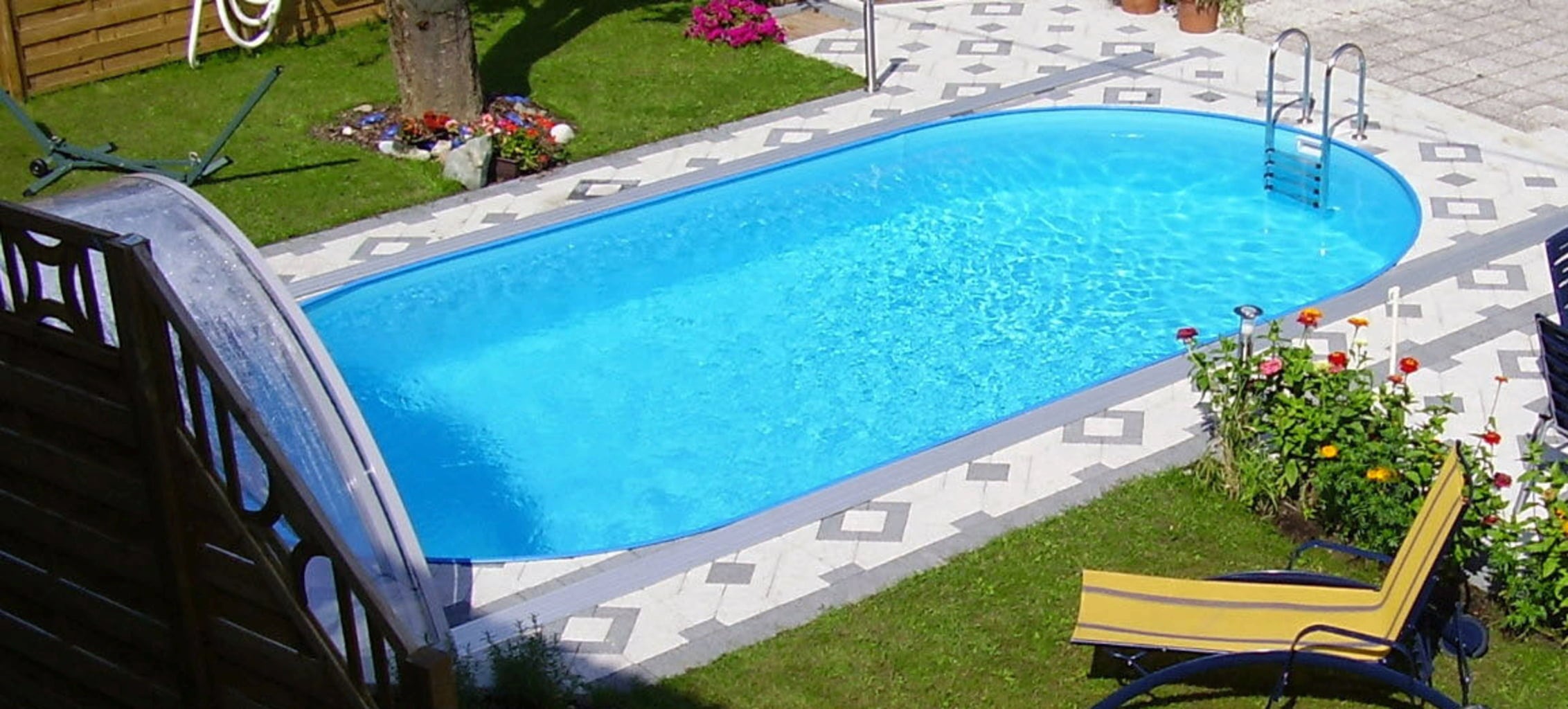 Steinbach Styria Pool Set Oval 490 x 300 x 120 cm