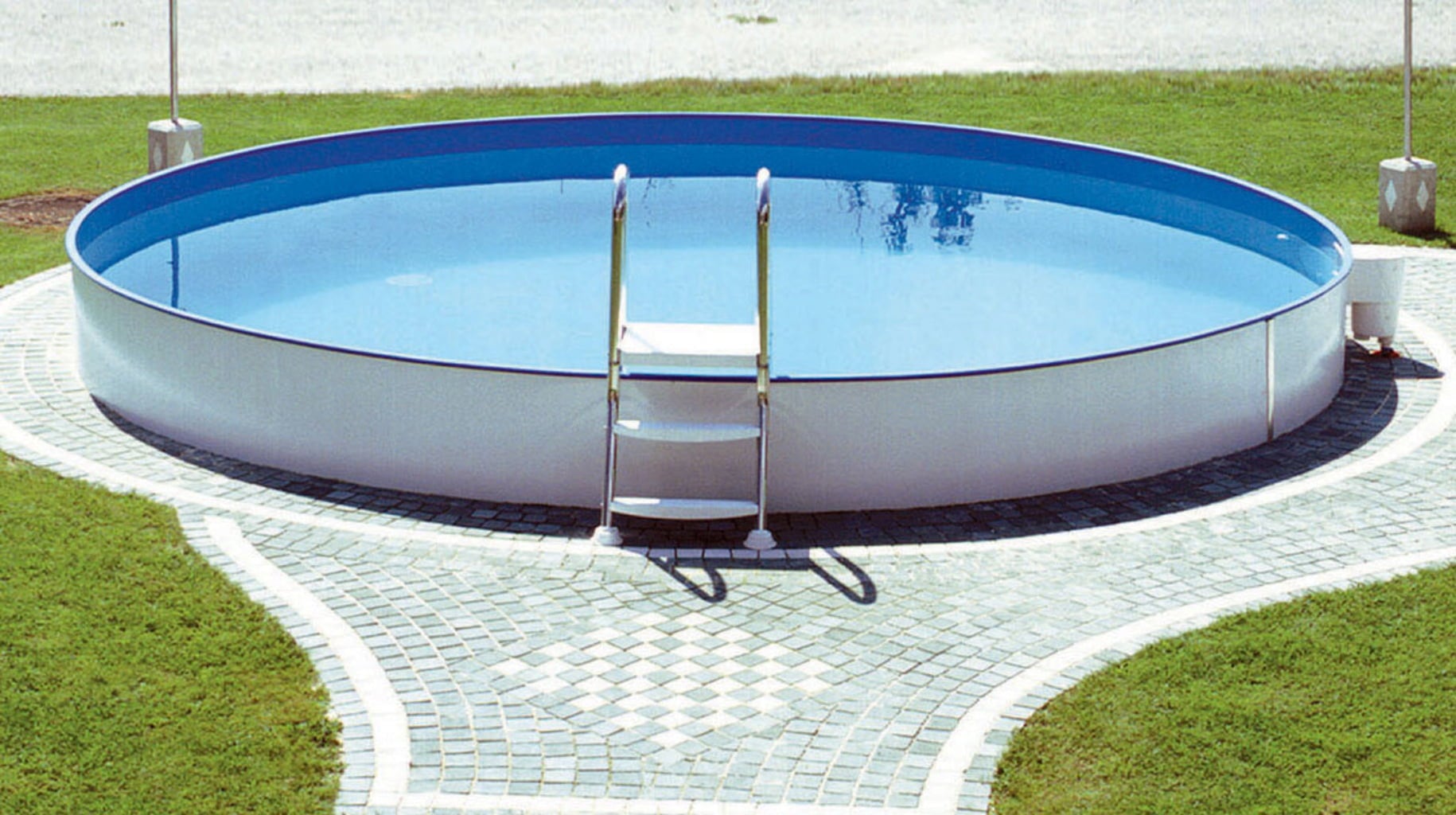 Styria Pool Rund Ø 500 x 150 cm - Blau