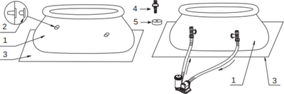 Spare Parts Intex Easy Pool Ø 305 x 76 cm - 128122GN - model from 2019