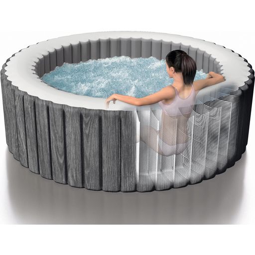 Whirlpool Pure-Spa Bubble Greywood Deluxe - malý vírivý bazén - 1 ks s filtračným čerpadlom a osvetlením