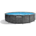 Intex Prism Frame Pool Greywood Ø 457 x 122cm