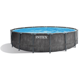 Intex Prism Frame Pool Greywood Ø 457 x 122cm