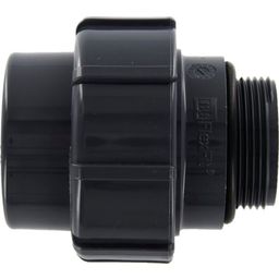 Adaptador de Conexión PVC para Pegado con O-Ring PN 16 / De 50 x Rosca. Est. 1 1/2