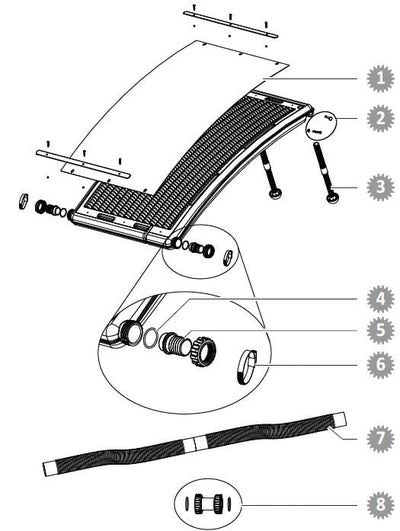 Ricambi Steinbach Collettore solare Curve - 049108