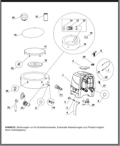 Ersatzteile Intex Whirlpool Pure-Spa Bubble Greywood Deluxe - Klein - 128440 - Modell 2022