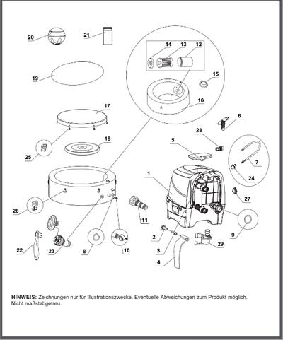 Ersatzteile Intex Whirlpool Pure-Spa Bubble Greywood Deluxe - Groß - 128442 - Modell 2022