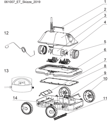 Ricambi per Robot per Piscina - Poolrunner S63 Steinbach - 061007 - Modello fino al 2019