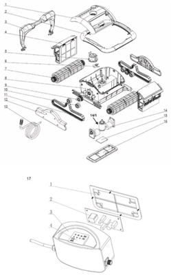 Ersatzteile Steinbach Schwimmbadreiniger APPcontrol - 061023 - Modell 2019