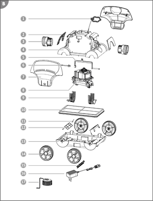 Pièces détachées Steinbach Poolrunner Battery+ - 061013 - Modèle de 2024